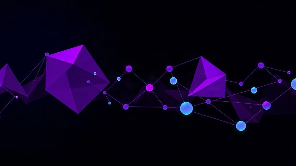GA4 dönüşüm kurulumunu temsil eden soyut geometrik görsel